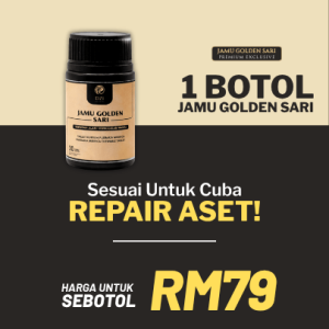 Set 1 Botol Jamu Golden Sari