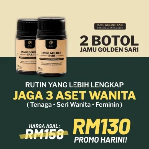 Set 2 Botol Original Jamu Golden Sari